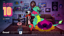 The title screen for The Jackbox Party Pack 10.