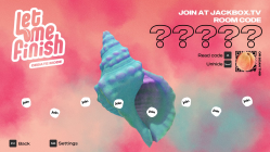 The lobby screen for the Debate Mode of Let Me Finish, after the November update.