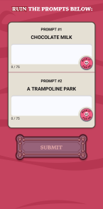 Ruining two prompts in Round 1.