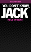 The idle screen for You Don't Know Jack: Full Stream.