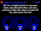 A Fill in the Blank question.