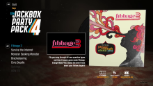 The Fibbage 3 screen in The Jackbox Party Pack 4 game picker.