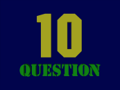 A Question 10 segue, parodying military movies.