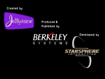 The Jellyvision/Berkeley Systems/Starsphere credit, as seen at the end of YOU DON'T KNOW JACK for the PlayStation.