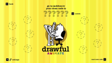 The lobby screen for Drawful: Animate.