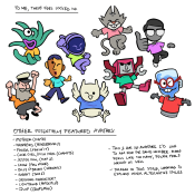 Tee K.O. 2 Concept Art featuring Gene.