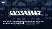 The title screen for Guesspionage.