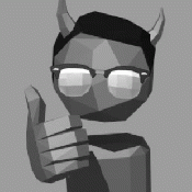 Gene's win animation for Survive the Internet.