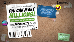 The lobby screen for Patently Stupid with max player count set to 6.