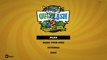 The main menu screen for Quiplash 2 InterLASHional.