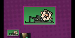 One of the fake thumbnails, featuring Billy O'Brien in a sexy pose.