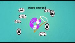 The most emoted drawing at the end of Dirty Drawful. (The prompt was "why the f**k my pizza magnetic".)