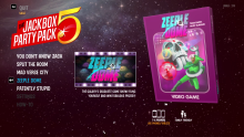 The Zeeple Dome screen in The Jackbox Party Pack 5 game picker.