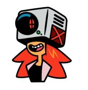 An illustration of Jerri's enamel pin, first given out to attendees at PAX East 2024.[2]