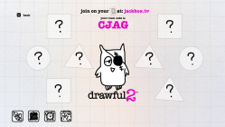 The lobby screen for Drawful 2.