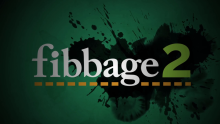 The title screen for Fibbage 2.