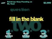 The intro to a Fill in the Blank question.