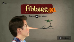 The original start screen for Fibbage XL.