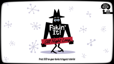 The title screen for Fakin' It All Night Long.