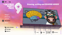 The Nonsensory screen in The Jackbox Party Pack 9 game picker.