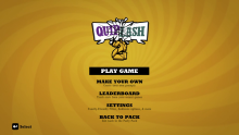 The main menu screen for Quiplash 2.