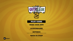The main menu screen for Quiplash 2.