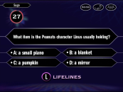 A standard multiple-choice question from Millionaire CD-ROM.