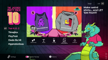 The Tee K.O. 2 screen in The Jackbox Party Pack 10 game picker.
