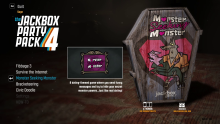 The Monster Seeking Monster screen in The Jackbox Party Pack 4 game picker.