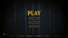 The main menu screen for Trivia Murder Party.