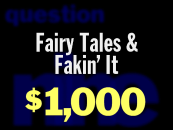 The category, along with the amount of money at stake.