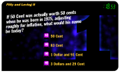 An image showing the first question of an episode.