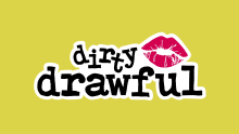 The title screen for Dirty Drawful.