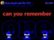 The intro to a Whatshisname question.