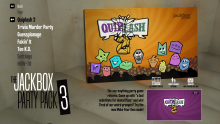 The Quiplash 2 screen in The Jackbox Party Pack 3 game picker.