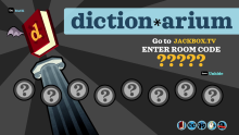 The lobby screen for Dictionarium.