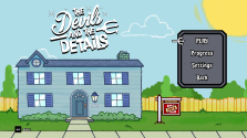 The main menu screen for The Devils and the Details.