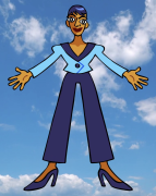 Rue's full body, as seen in the game's introduction.