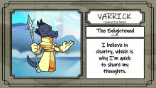 The avatar card for Varrick.[10]