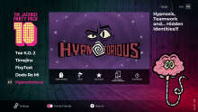 The Hypnotorious screen in The Jackbox Party Pack 10 game picker.