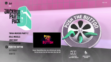 The Push the Button screen in The Jackbox Party Pack 6 game picker.