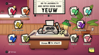 The lobby screen for Job Job.