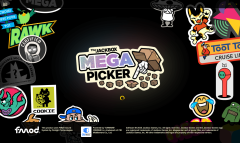 One of several loading screens for The Jackbox Megapicker.