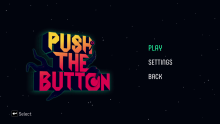The main menu for Push the Button.