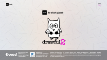 The start screen for Drawful 2, after the international update. (Owl design changes per game launch.)