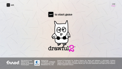 The start screen for Drawful 2, after the international update. (Owl design changes per game launch.)
