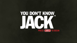 The title screen for You Don't Know Jack.