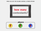 The game asking for the number of players.