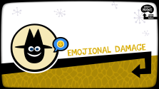 The Emojional Damage category screen.