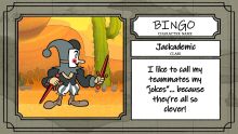 The avatar card for Bingo.[4]